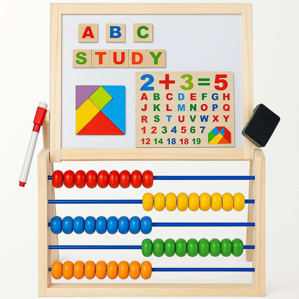 Multi-Functional Wooden Drawing Board