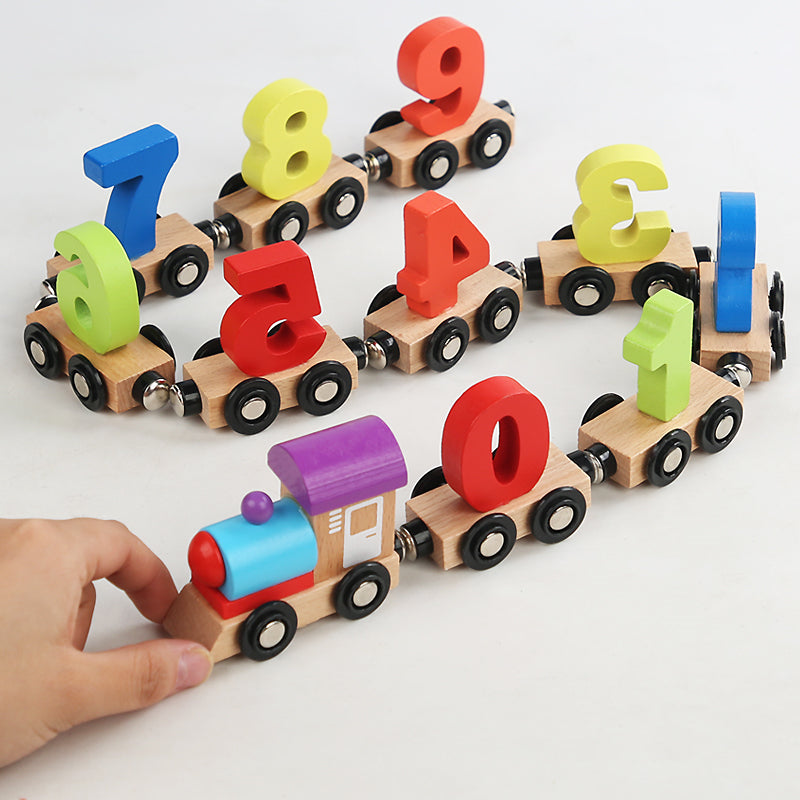 Digital Mini Train (Wooden Toy)