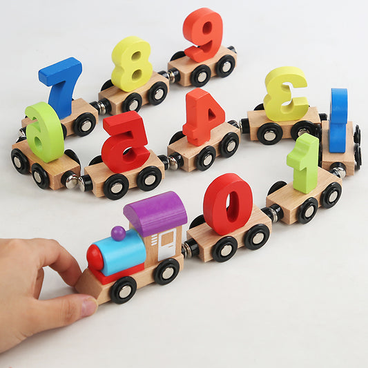 Digital Mini Train (Wooden Toy)