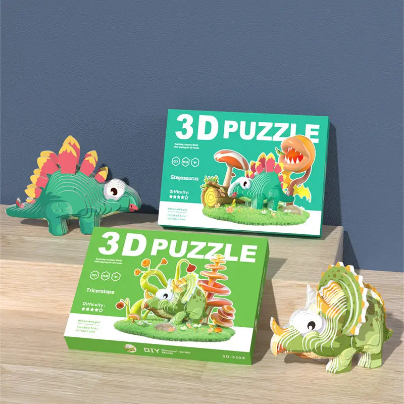 3D ECO-FRIENDLY CARD PUZZLE GAME