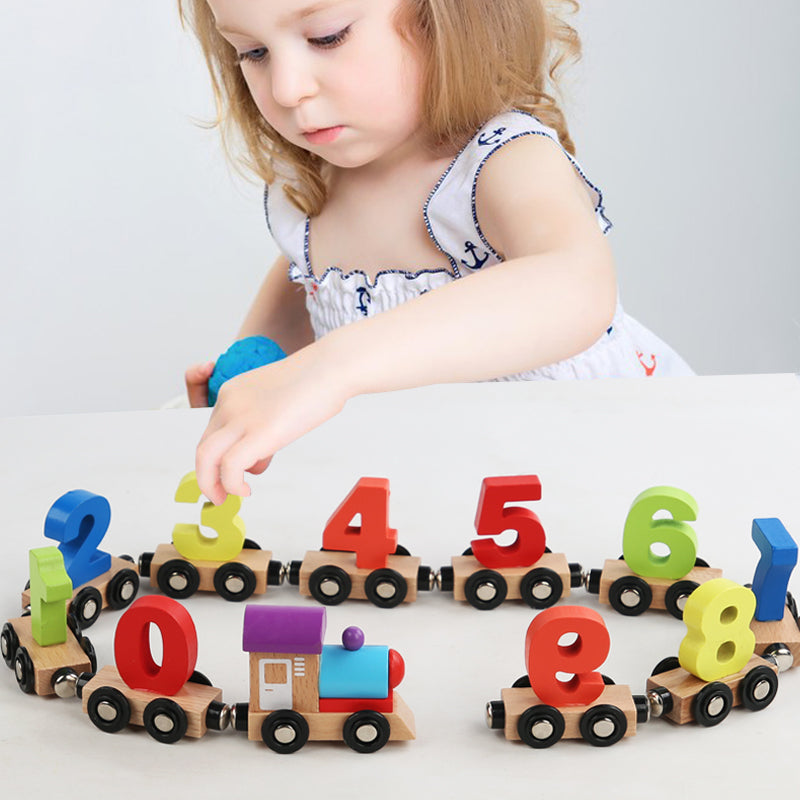 Digital Mini Train (Wooden Toy)