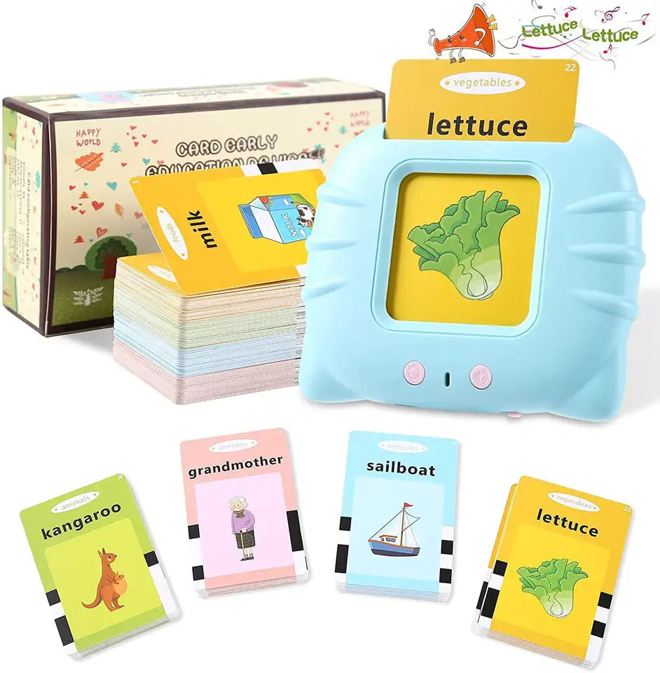 EDUCATIONAL TALKING FLASH CARDS, PRE-SCHOOL LEARNING TOYS