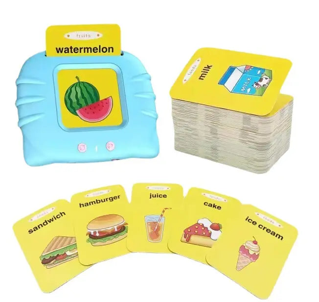 EDUCATIONAL TALKING FLASH CARDS, PRE-SCHOOL LEARNING TOYS