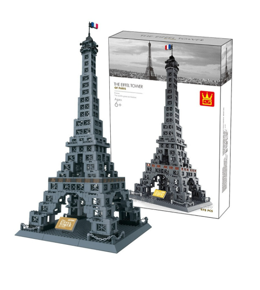 EIFFEL TOWER BUILDING BLOCKS BRICKS